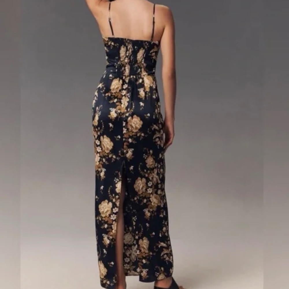 Reformation Frankie Silk Dress In Divinity, brand new, never worn, No flaws. - Picture 7 of 9
